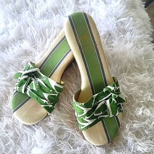 Sperry Cork Wedge Top-Sider Nautical Slide Sandal